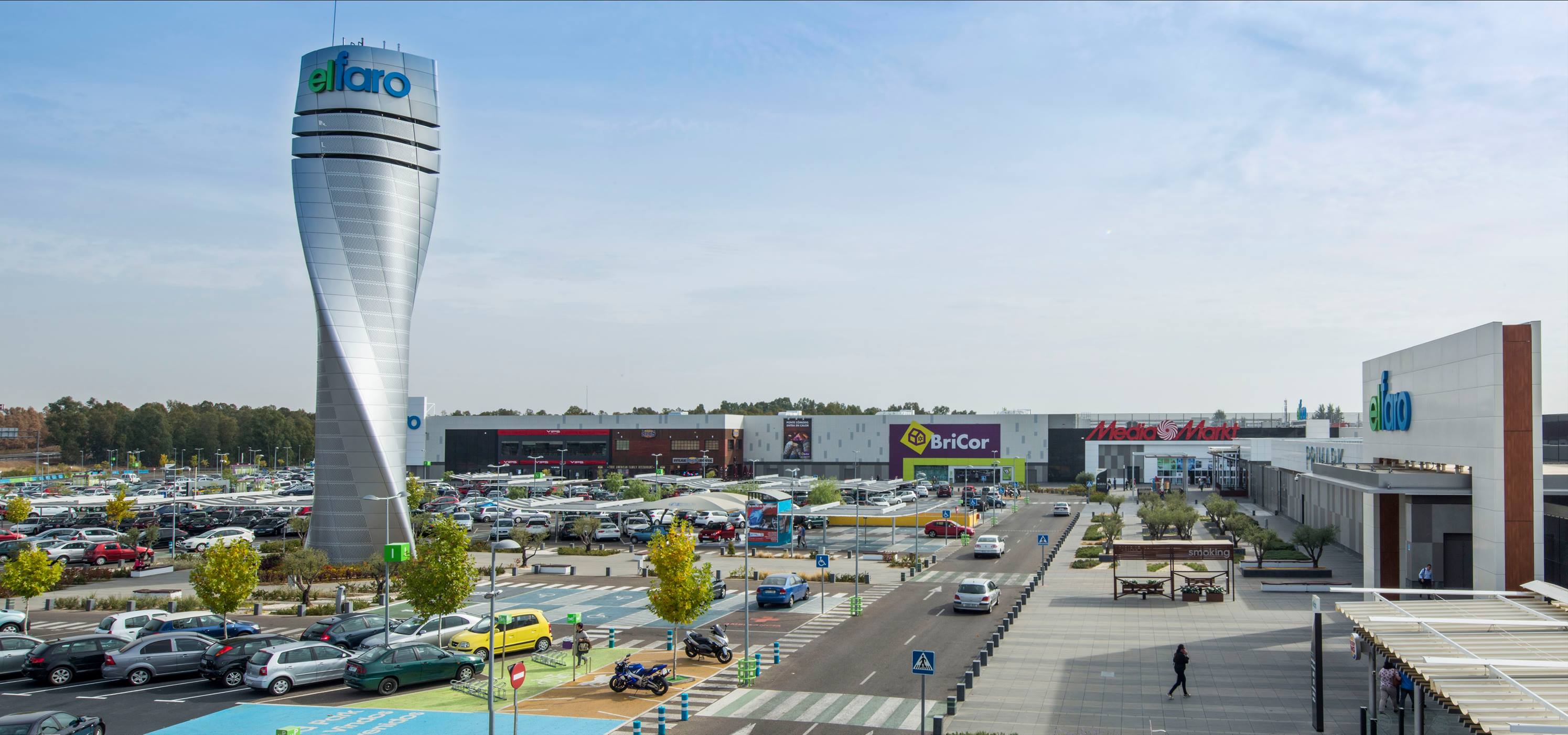 Fotografía del centro comercial